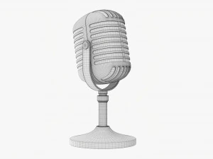 Cardioid Microphone 02 3D Model