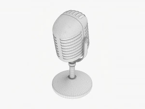 Cardioid Microphone 02 3D Model