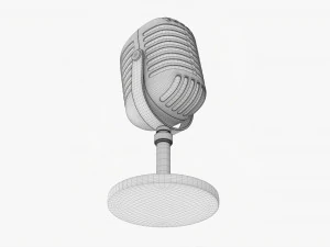 Cardioid Microphone 02 3D Model
