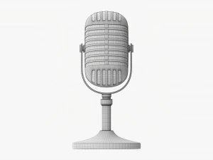 Cardioid Microphone 02 3D Model