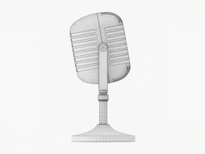 Cardioid Microphone 02 3D Model