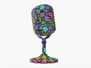 Cardioid Microphone 02 3D Model