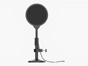 Cardioid Microphone With Stand Usb 3D Модель