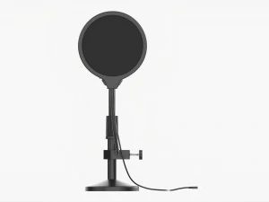 Cardioid Microphone With Stand Usb 3D Model