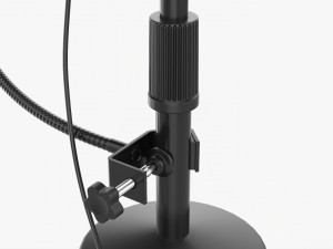Cardioid Microphone With Stand Usb 3D Модель
