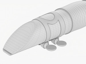 Chalumeau Wind Instrument Modèle 3D