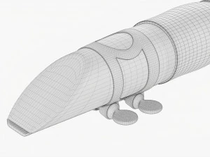シャリュモー管楽器 3Dモデル