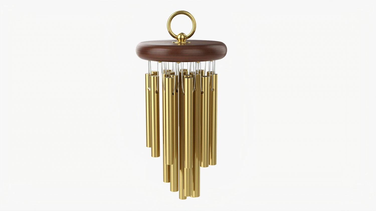 Chimes 02 3D Model .c4d .max .obj .3ds .fbx .stl .blend 