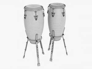 Conga Set 10 And 11 Inches 3D 모델