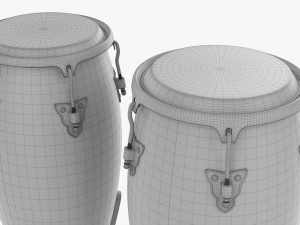 Conga Set 10 And 11 Inches 3D 모델