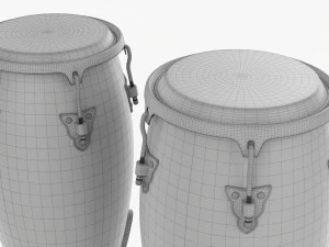 Conga Set 10 And 11 Inches 3D Model