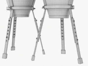 Conga Set 10 And 11 Inches 3D Model