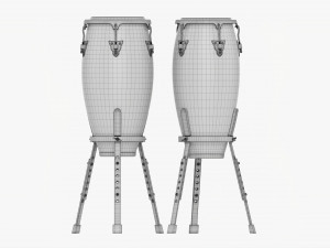 Conga Set 10 And 11 Inches 3D 모델
