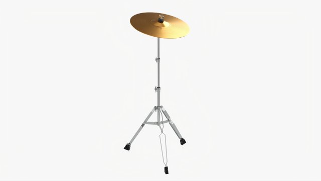 Cymbal On Stand 3D-Modell .c4d .max .obj .3ds .fbx .stl .blend 