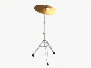 Cymbal On Stand 3D Model