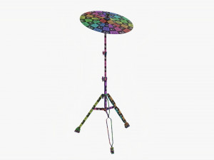 Cymbal On Stand 3D-Modell