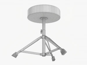 Sedile del batterista Modello 3D