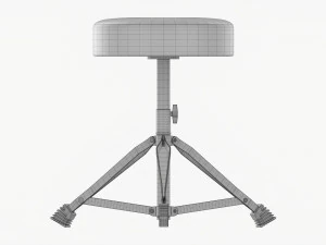 Sedile del batterista Modello 3D