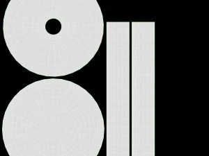 Sedile del batterista Modello 3D