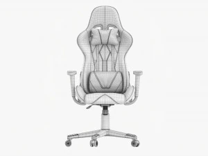 Ergonomic Gaming Armchair 3D Model