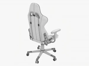 Ergonomic Gaming Armchair 3D Model