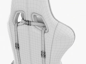 Ergonomic Gaming Armchair 3D Model