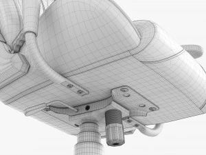 Ergonomic Gaming Armchair 3D Model