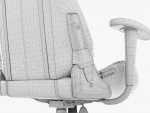 Ergonomic Gaming Armchair 3D Model