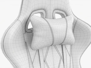 Ergonomic Gaming Armchair 3D Model