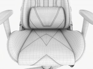 Ergonomic Gaming Armchair 3D Model