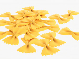 Farfalle Pasta Modèle 3D