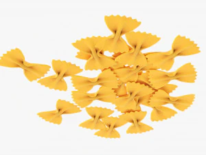 Pasta Farfalle Modello 3D