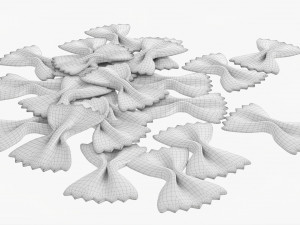 Farfalle Pasta Modèle 3D