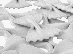 Farfalle Pasta Modèle 3D
