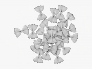 Farfalle Pasta Modèle 3D