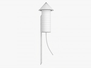 Fireworks Rocket Small 3D Model