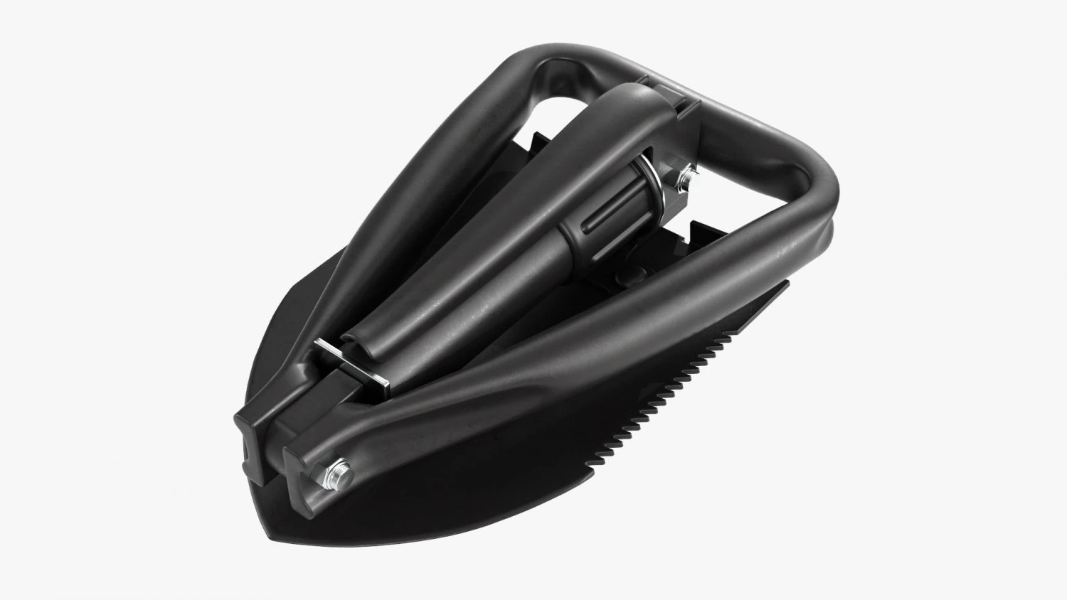 Foldable Mini Shovel Folded 3D Model .c4d .max .obj .3ds .fbx .stl .blend 