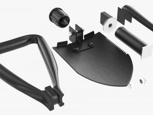Foldable Mini Shovel Folded Modèle 3D