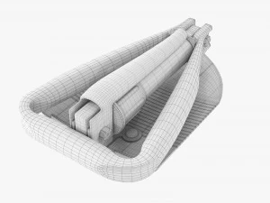 Foldable Mini Shovel Folded 3D Model