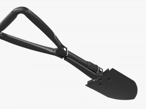 Foldable Mini Shovel Unfolded 3D Model