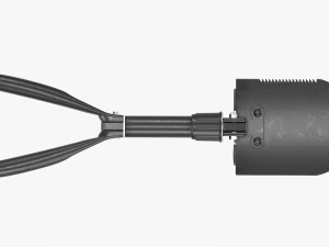 Foldable Mini Shovel Unfolded 3D Model