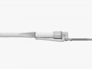 Foldable Mini Shovel Unfolded 3D Model