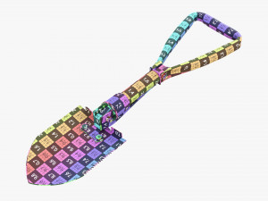 Foldable Mini Shovel Unfolded Modello 3D