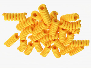 Fusilli Pasta 3Dモデル