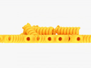 Fusilli Pasta 3Dモデル