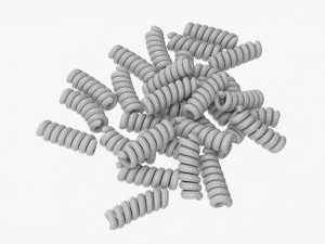 Fusilli Pasta 3Dモデル