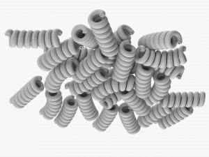 Fusilli Pasta 3Dモデル