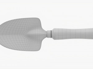 Garden Shovel With Short Handle Dirty 3D-Modell