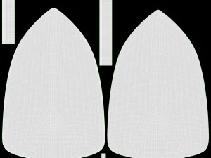 Pala De Jard&iacute;n Con Mango Corto Sucio Modelo 3D