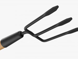 Gardening Pitchfork 01 3D Model
